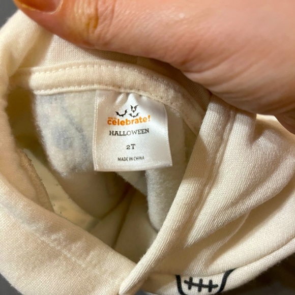 2T Skull Skeleton sweatsuit set kids toddler black and white - Picture 4 of 5